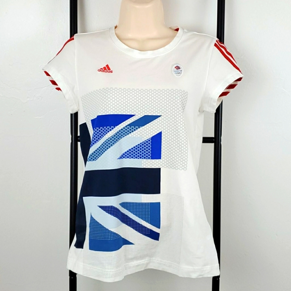 Adidas embroidered t-shirt Team Great Britain Women Size S